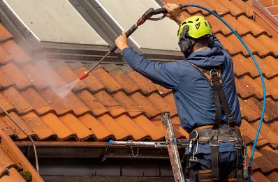 Démoussage et hydrofuge de toiture à Chaillon